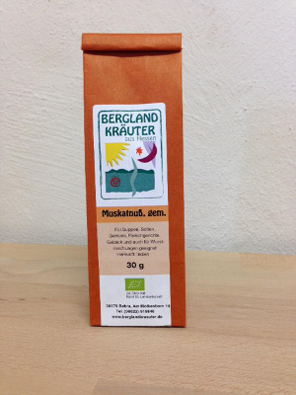 Produktfoto zu Muskatnuss gemahlen, 30g