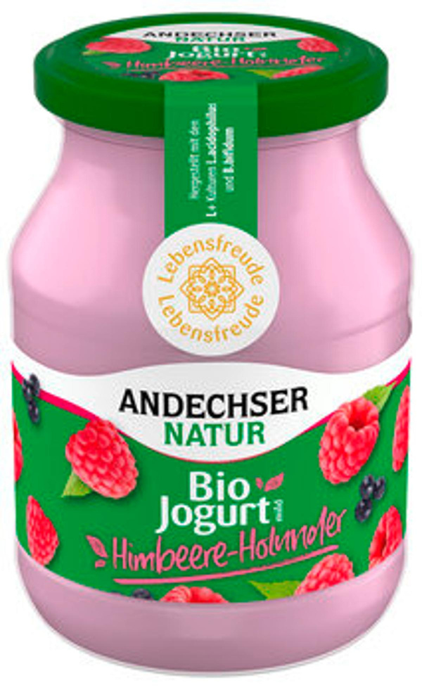 Produktfoto zu Himbeer-Holunder-Jogurt 3,7%, 500g