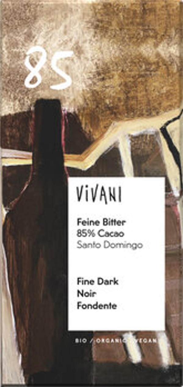 Produktfoto zu Feine Bitter (85% Cacao), 80g-Tafel