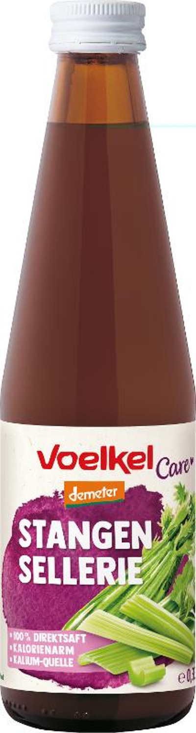Produktfoto zu Kiste Voelkel Stangensellerie Direktsaft, 12x0,33l