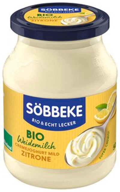 Produktfoto zu Cremejogurt Zitrone 7,5%, 500 g