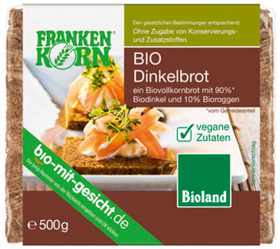 Produktfoto zu Bioland Dinkelbrot 500g
