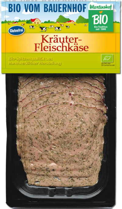 Produktfoto zu Kräuter-Fleischkäse-Aufschnitt, 80g