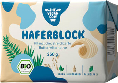 Produktfoto zu GEBINDE Hafer-Block palmölfrei, pflanzliche Butteralternative mit Hafer, 12 x 250g