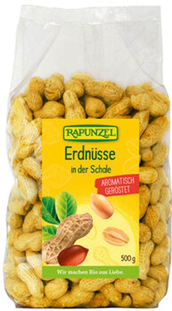 Produktfoto zu Erdnüsse in der Schale geröstet, 500 g