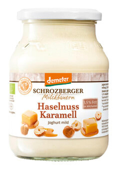Produktfoto zu Winterjogurt Haselnuss Karamell, 500g