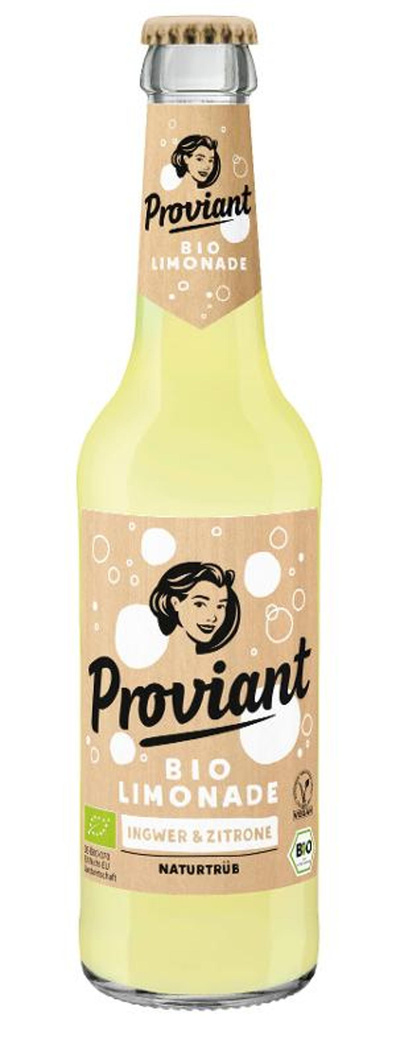 Produktfoto zu Proviant Ingwer-Zitronenlimonade 24 x 0,33 l