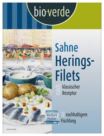 Produktfoto zu Küstenfischer Sahne-Hering-Filets, 350 g
