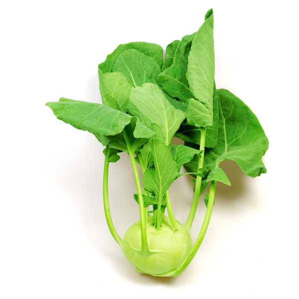 Produktfoto zu Kohlrabi weiß nach Gewicht