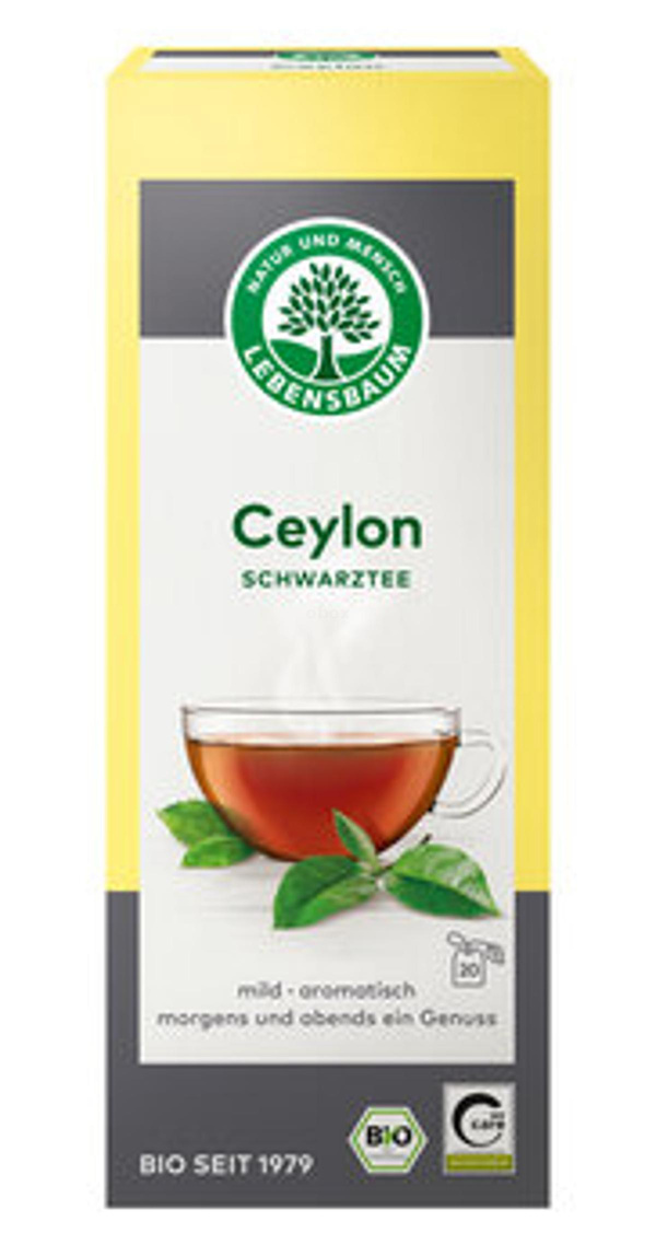 Produktfoto zu Schwarztee Ceylon, 25 Beutel