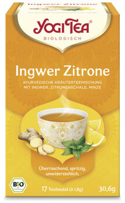 Produktfoto zu Ingwer-Zitronen-Tee, 17 Beutel