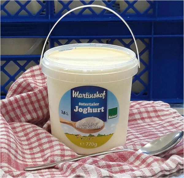 Produktfoto zu Ostertaler Joghurt natur, stichfest 770 g