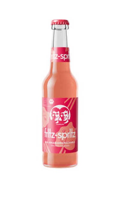 Produktfoto zu Kiste fritz-spritz Rhabarberschorle, 24 x 0,33 L
