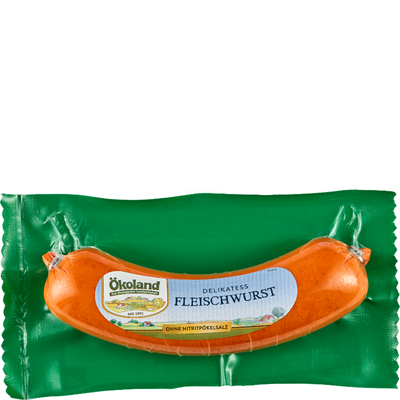 Produktfoto zu Delikatess Fleischwurst am Stück, 180 g