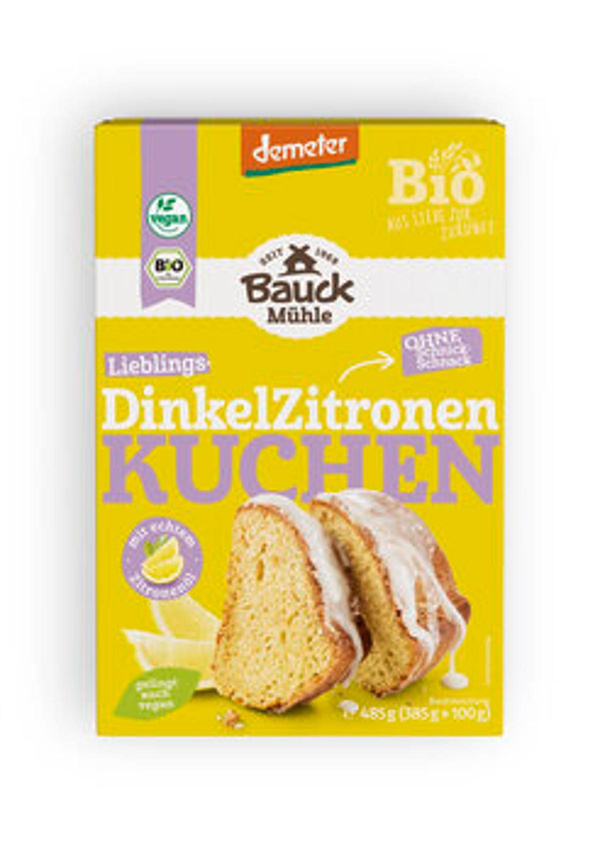 Produktfoto zu GEBINDE Dinkel-Zitronenkuchen Backmischung 6 x 485g