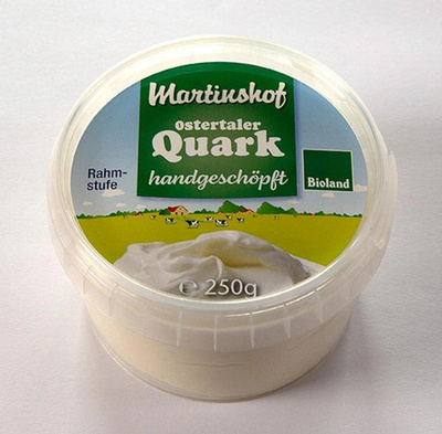 Produktfoto zu Ostertaler Quark handgeschöpft, 250 g
