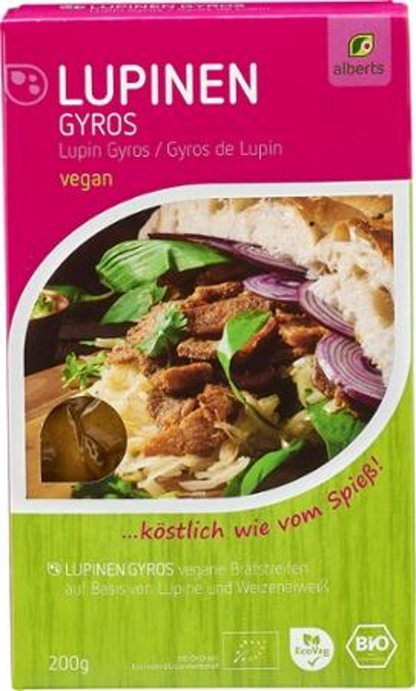 Produktfoto zu Lupinen Gyros, 200g