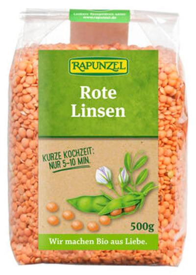 Produktfoto zu Rote Linsen, 500 g