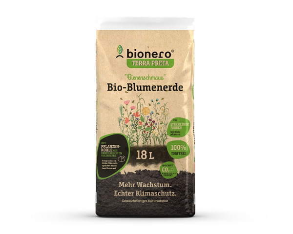 Produktfoto zu SACK Blumenerde mit Pflanzenkohle, 18 l