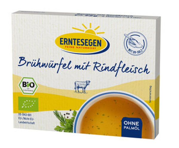 Produktfoto zu Brühwürfel mit Rindfleisch, f.