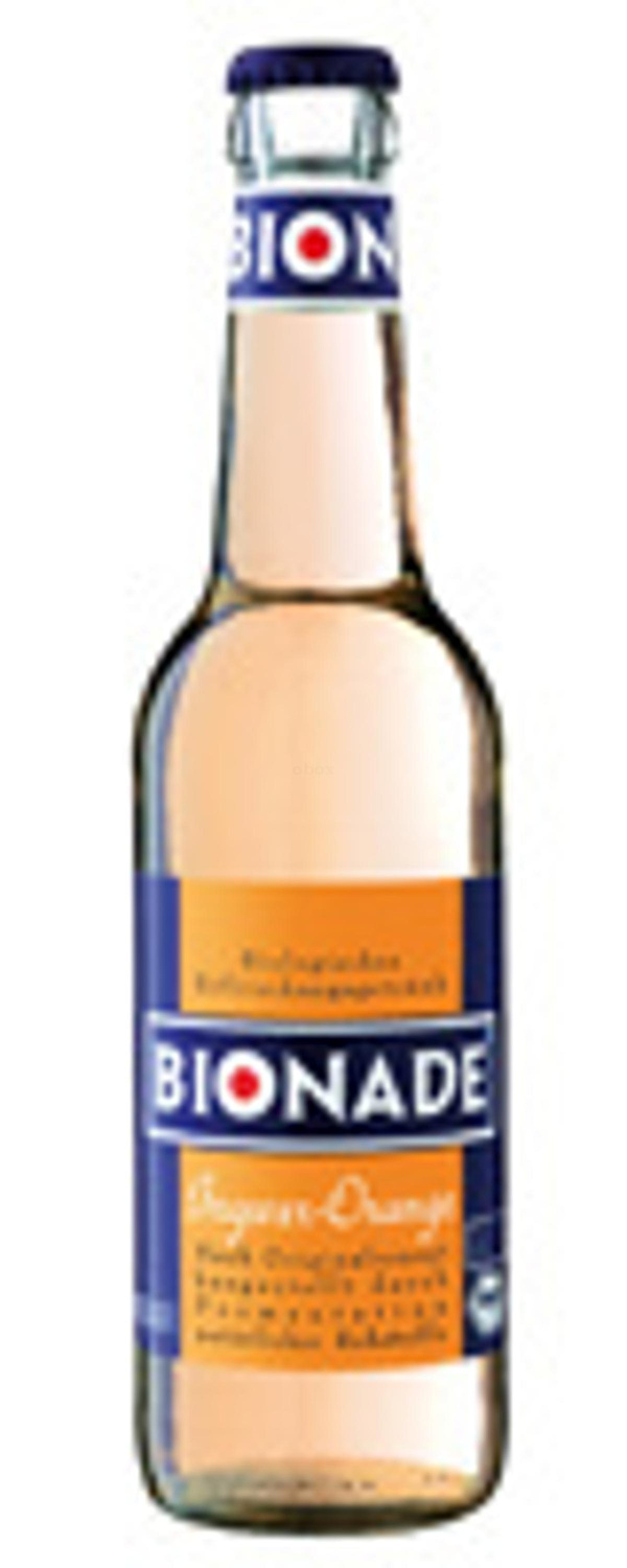 Produktfoto zu Kiste Bionade Ingwer-Orange 12x0,33l
