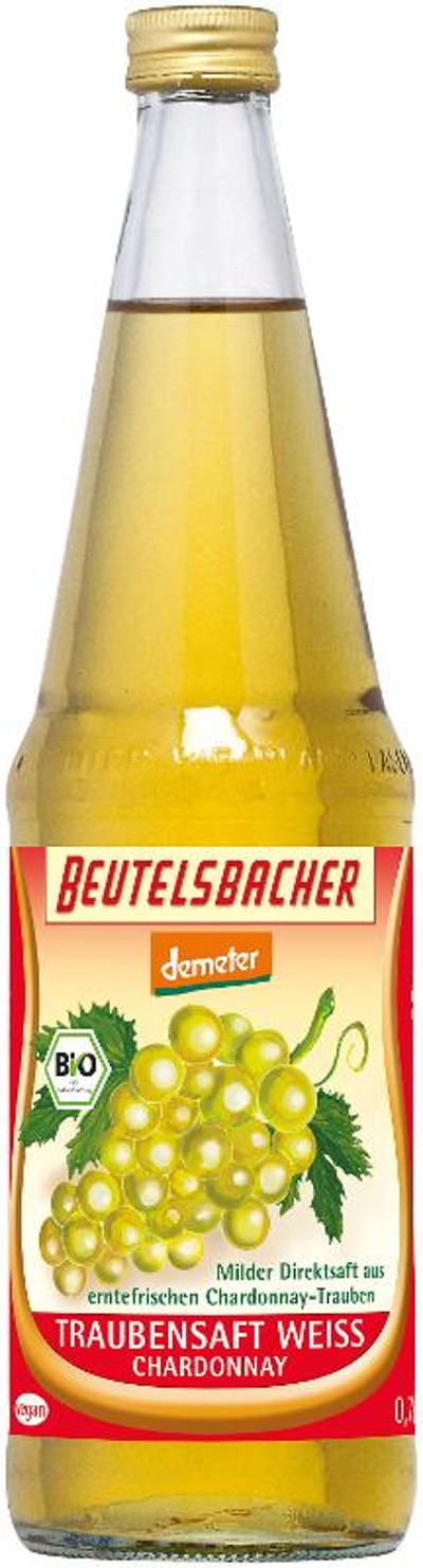 Produktfoto zu Kiste weisser Traubensaft 6 x 0,7l