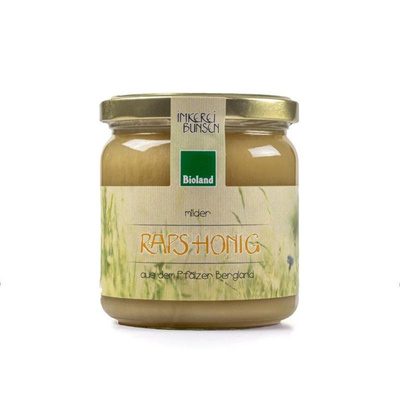 Produktfoto zu Rapshonig, mild & cremig, 250g
