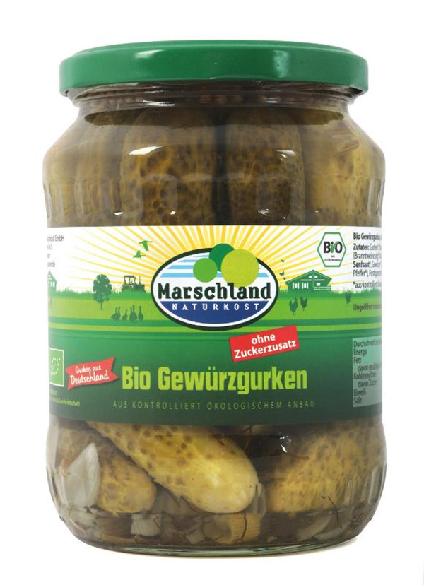 Produktfoto zu GEBINDE Gewürzgurken ohne Zuckerzusatz, 6 x 670g