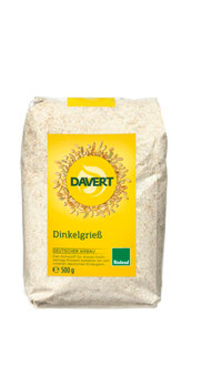 Produktfoto zu Dinkelgrieß, 500g