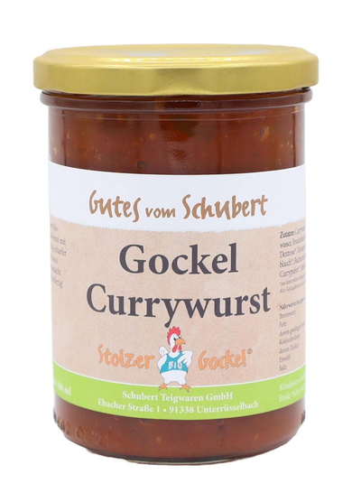 Produktfoto zu Gockel Currywurst, 400 ml