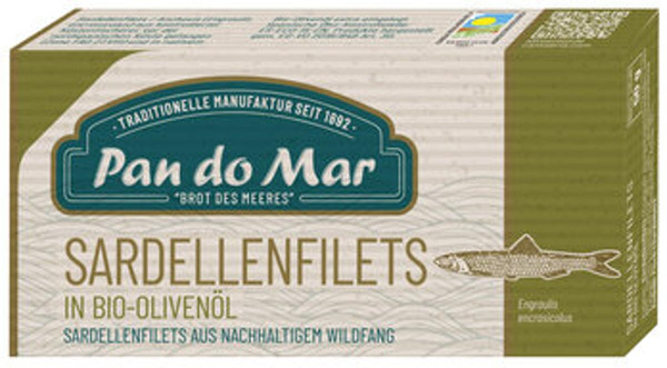 Produktfoto zu Anchovis (Sardellenfilets) in Olivenöl, 50 g