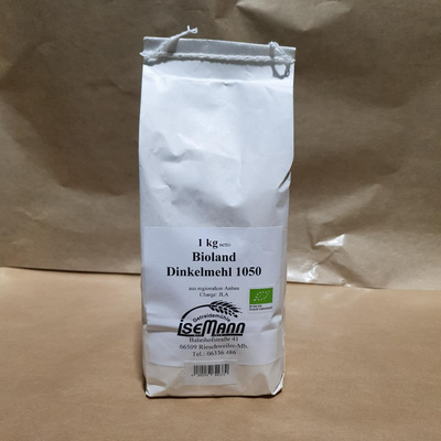 Produktfoto zu Dinkelmehl, Type 1050, 1 kg