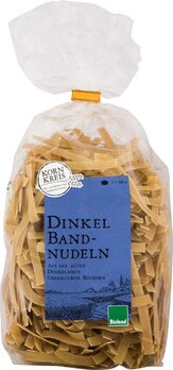 Produktfoto zu Dinkel-Bandnudeln hell, 500g