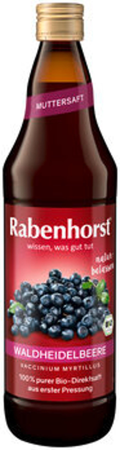 Produktfoto zu GEBINDE Waldheidelbeere Muttersaft,  6 x 750ml