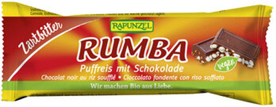 Produktfoto zu Rumba Puffreisriegel Zartbitter, 50g