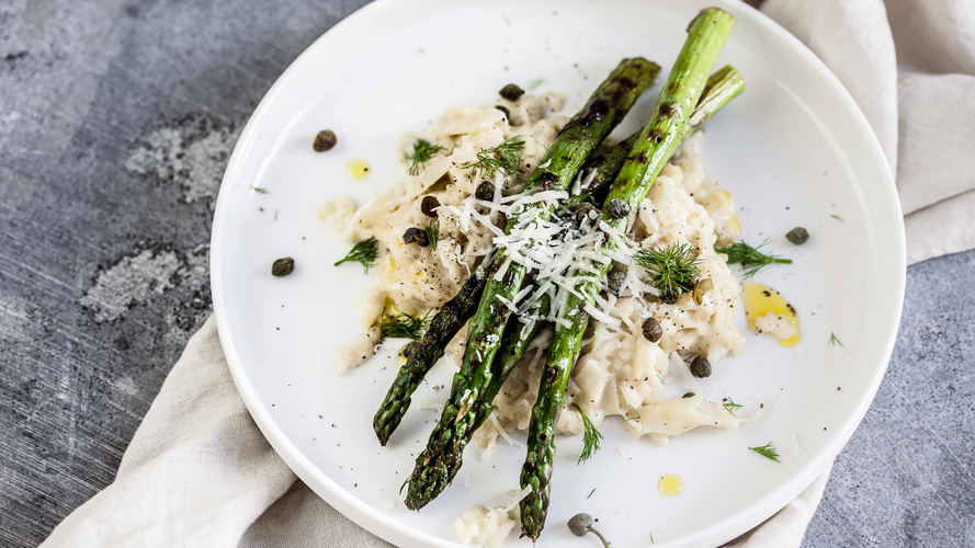 Rezeptbild für Spargel-Risotto