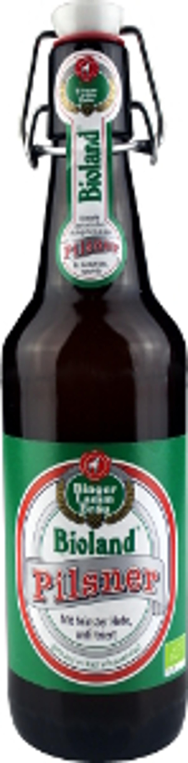 Produktfoto zu Kiste Bioland Pilsner, 20 x 0,5 l