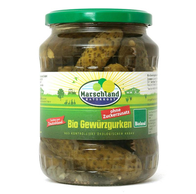 Produktfoto zu GEBINDE Gewürzgurken ohne Zuckerzusatz, 6 x 670g