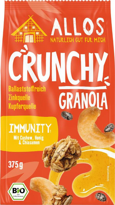 Produktfoto zu GEBINDE Crunchy Granola Immunity, 5x375g