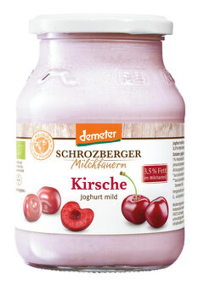 Produktfoto zu Kirsch-Jogurt 3,5 %, 500g