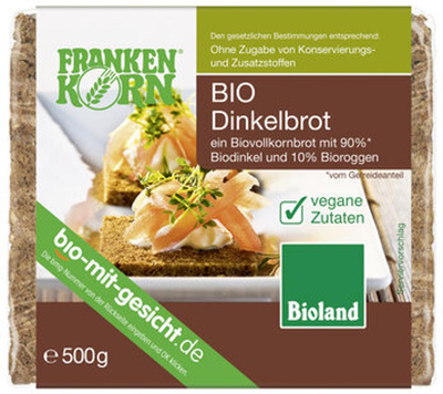 Produktfoto zu Bioland Dinkelbrot 500g