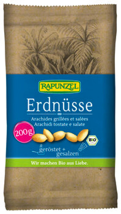 Produktfoto zu Erdnüsse geröstet und gesalzen, 200 g