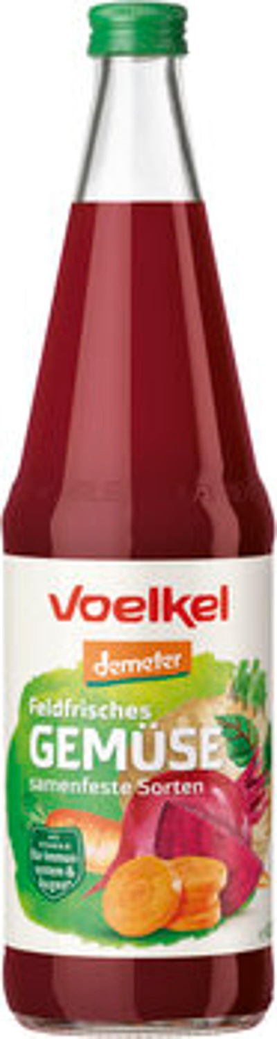 Produktfoto zu Kiste Gemüsesaft feldfrisch, 6 x 0,7l