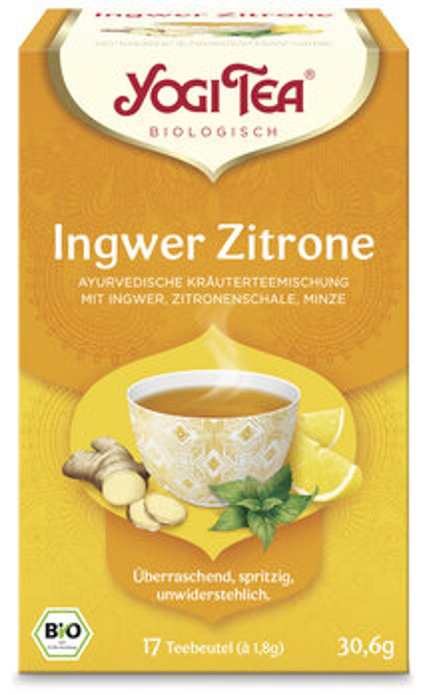 Produktfoto zu Ingwer-Zitronen-Tee, 17 Beutel