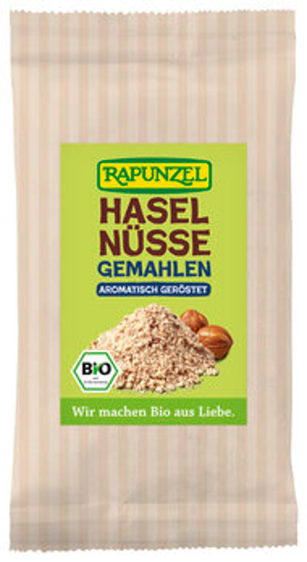 Produktfoto zu Haselnüsse geröstet + gemahlen, 125g