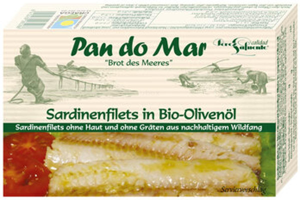 Produktfoto zu Sardinenfilets in Olivenöl nativ extra, 120 g, ATG 90 g