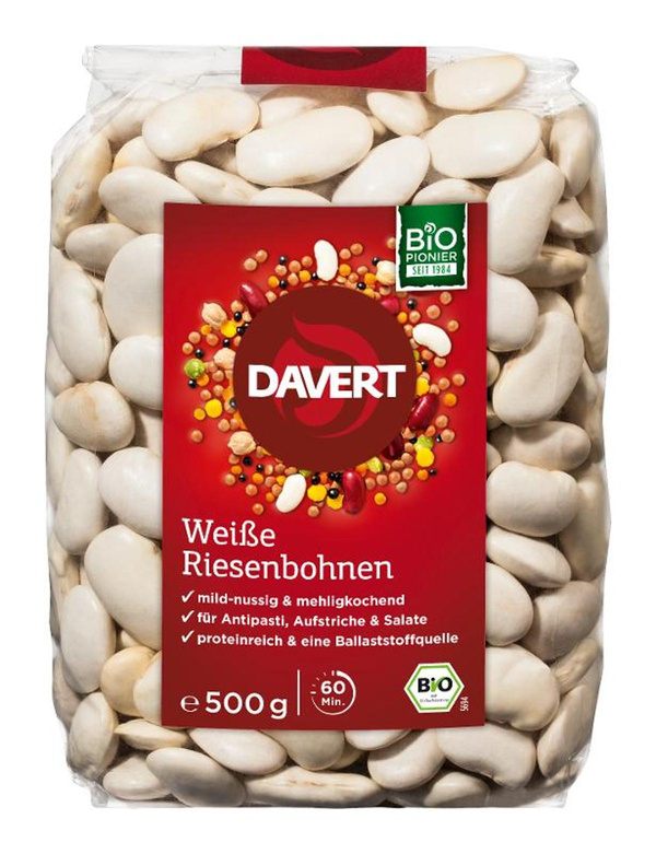 Produktfoto zu GEBINDE. Weiße Riesenbohnen, 8 x 500 g