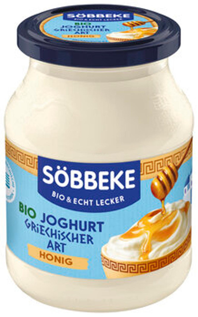 Produktfoto zu Jogurt Griechischer Art Honig 7,5 % Fett, 500g
