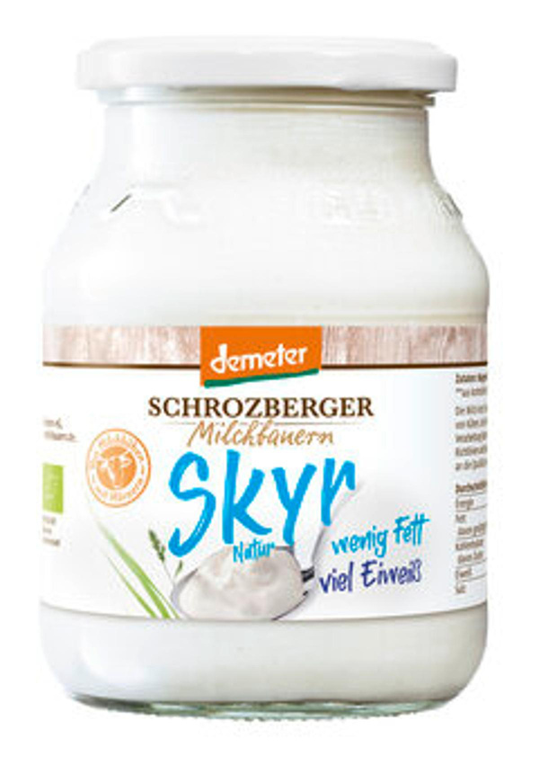 Produktfoto zu Skyr natur 0,2% im Glas, 500 g