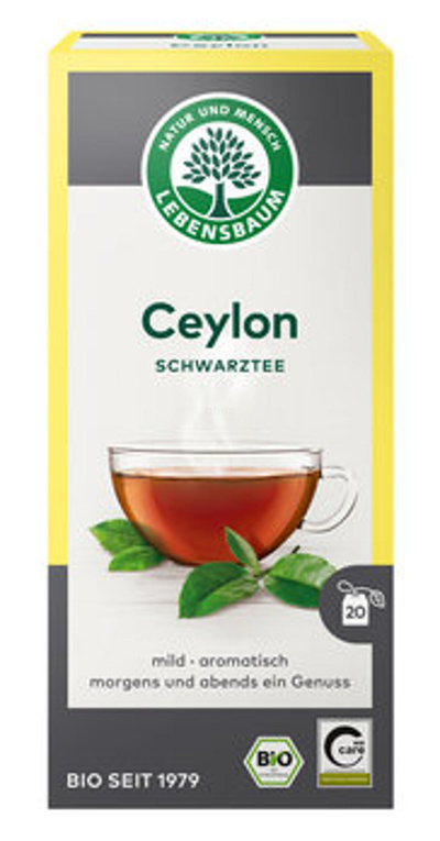Produktfoto zu Schwarztee Ceylon, 25 Beutel